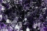 Deep-Purple Amethyst Geode With Metal Stand - Uruguay #368356-1